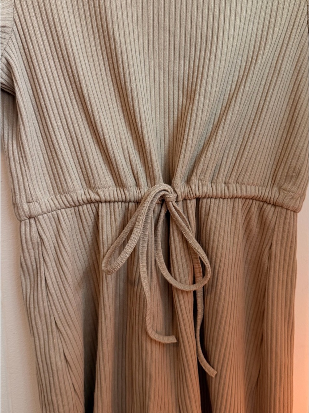 Princess Polly Ribbed Romper Jumpsuit in Warm Taupe - Picture 7 of 10